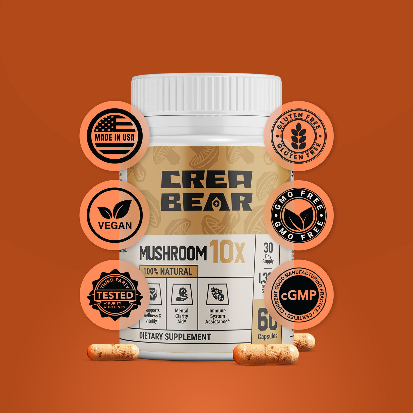 Mushroom 10x Capsule